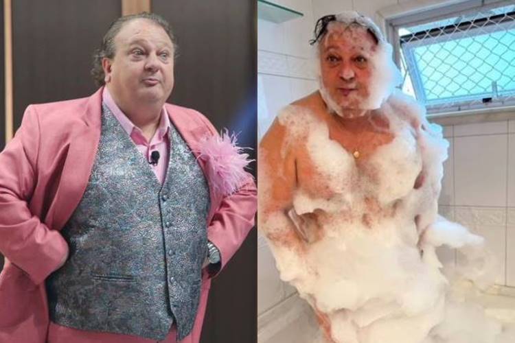 Erick Jacquin surge ‘peladão’ em banho após revelação em podcast