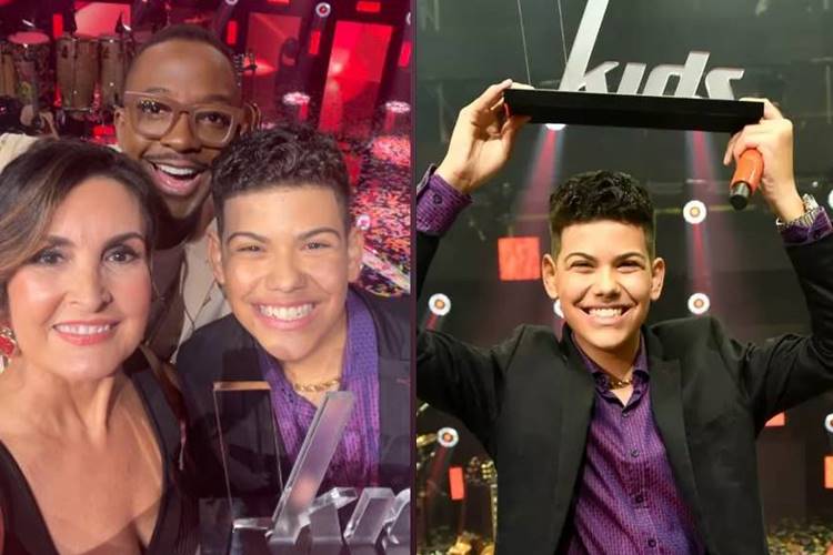 Fátima Bernardes com Henrique Lima e Mumuzinho