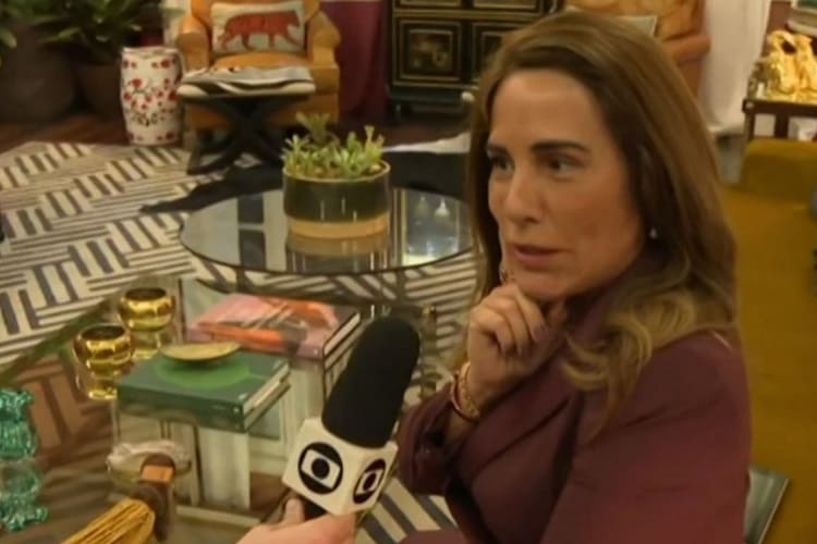 Ana Maria Braga chama o intervalo comercial às pressas após repórter ganhar patada de Gloria Pires
