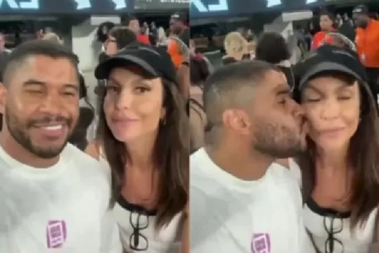 Fã quase beija na boca de Ivete Sangalo e divide opiniões entre os internautas