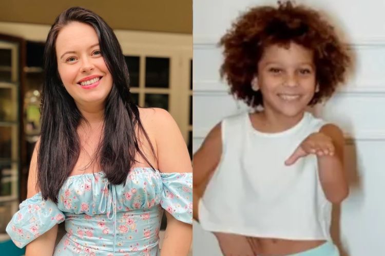 Mari Bridi e filho de Aline Wirley