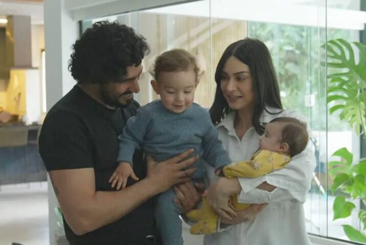 Renato Góes, Francisco, Tereza e Thaila Ayala