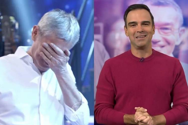 Tadeu Schmidt emociona Serginho Groisman com discurso no ‘Altas Horas’