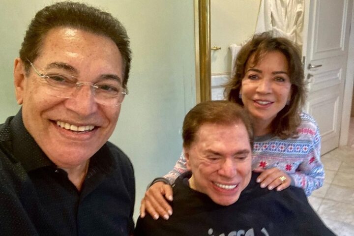 Silvio Santos, Jassa e Iris Abravanel Silvio Santos, Jassa e Iris Abravanel