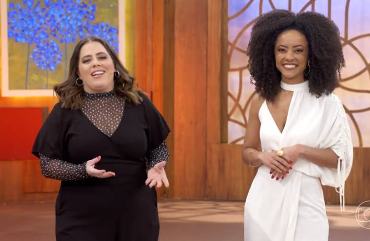Tati Machado e Valéria Almeida abrem o ‘Encontro’ sob aplausos e em clima agradável na Globo