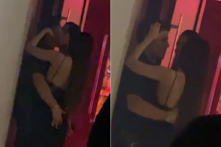 Thomaz Costa é flagrado beijando duas mulheres de uma vez após ser acusado de agressão