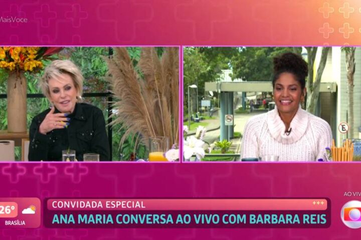 Ana Maria Braga e Bárbara Reis no Mais Você