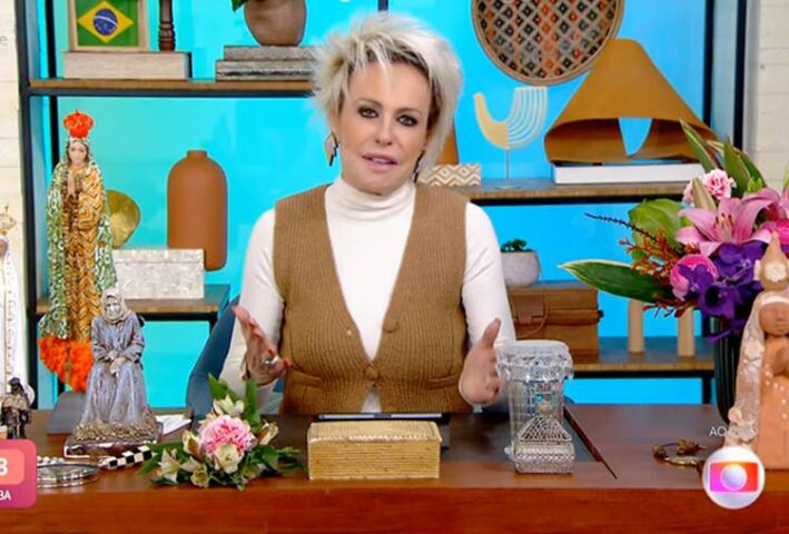 Ana Maria Braga nega saída da TV Globo ao vivo no 'Mais Você'