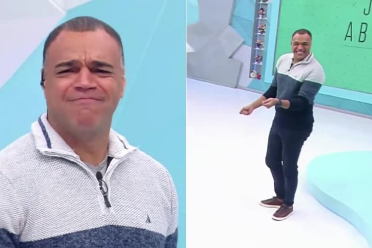 Ao vivo na TV, Denílson canta e dança música de Belo após receber ‘PIX’ de dívida milionária