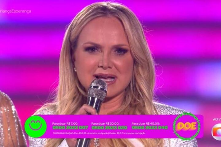 Eliana no Criança Esperança - Foto: TV Globo