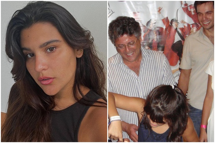 Giulia Costa com Marcos Paulo e Otaviano - Instagram
