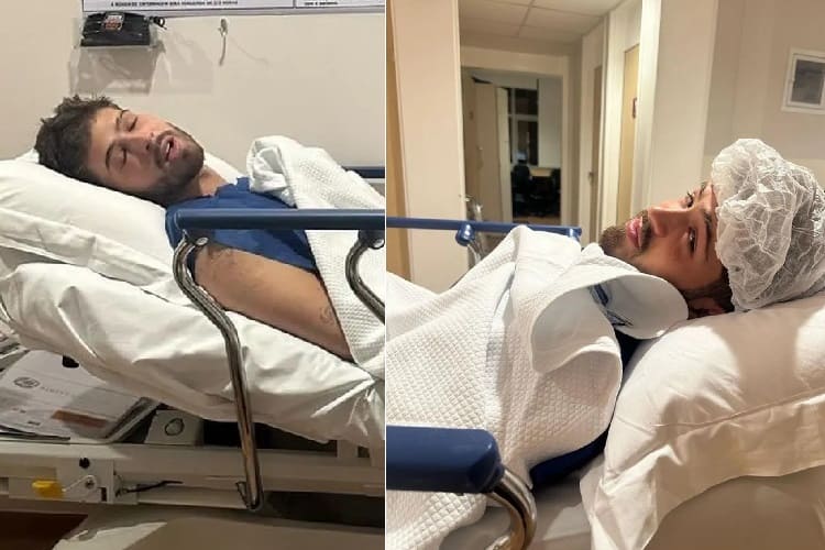 João Guilherme exibe cicatriz de cirurgia após sofrer acidente e dispara: ‘bem bonita’