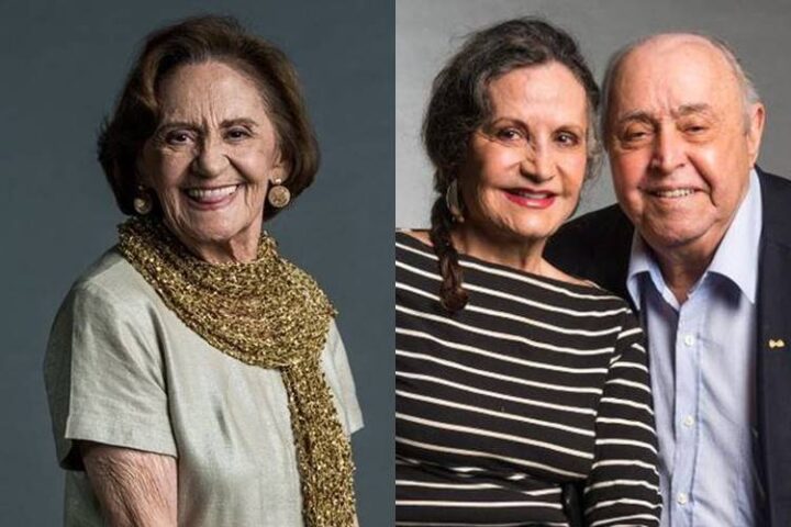 Laura Cardoso, Rosa Maria e Mauro Mendonça - Foto: Globo