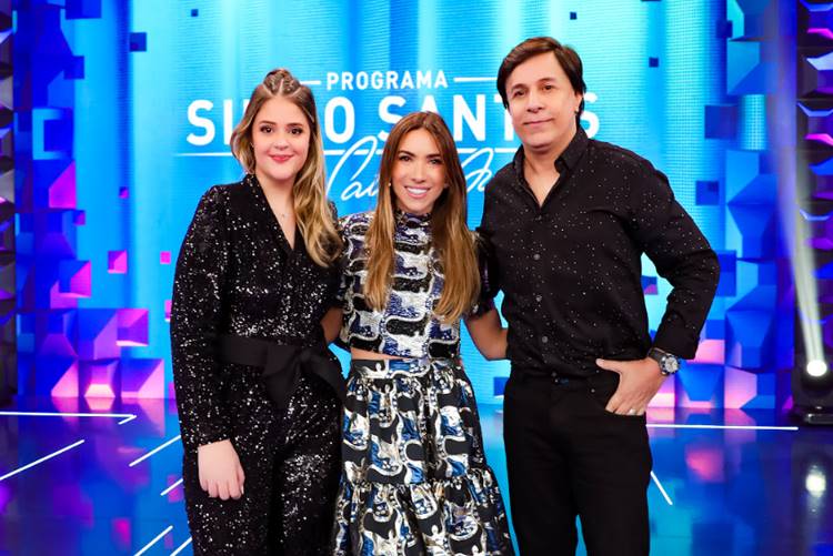 ‘Programa Silvio Santos’ celebra o Dia dos Pais com Tom Cavalcante e sua filha no ‘Jogo das 3 Pistas’