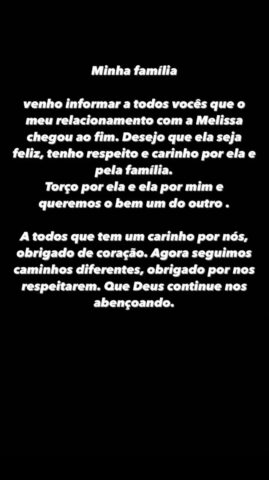Story do Instagram de MC Daniel