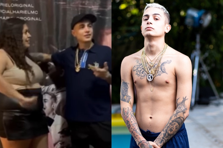 MC Hariel é criticado por não sorrir em foto com fã: “Me odeia”
