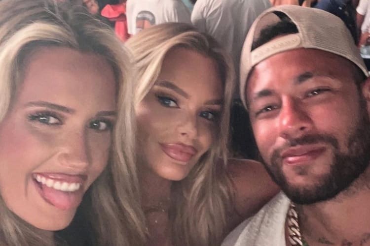 Neymar deixa Bruna Biancardi sozinha em casa para curtir noitada com modelos gringas e é massacrado