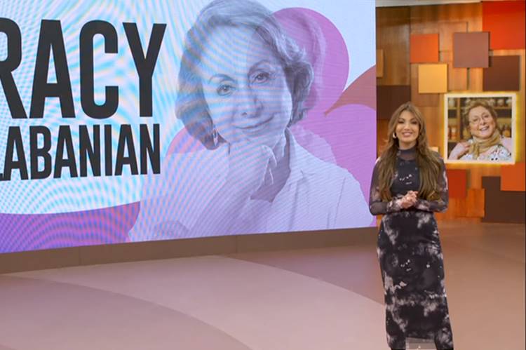 Em luto, Patrícia Poeta abre o ‘Encontro’ homenageando Aracy Balabanian
