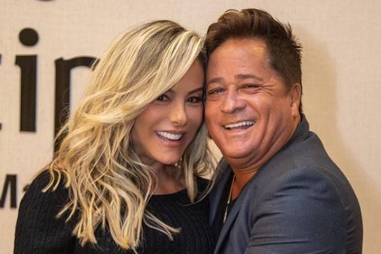 Poliana Rocha compartilha registro raro do início de seu casamento com Leonardo: ’25 anos atrás’