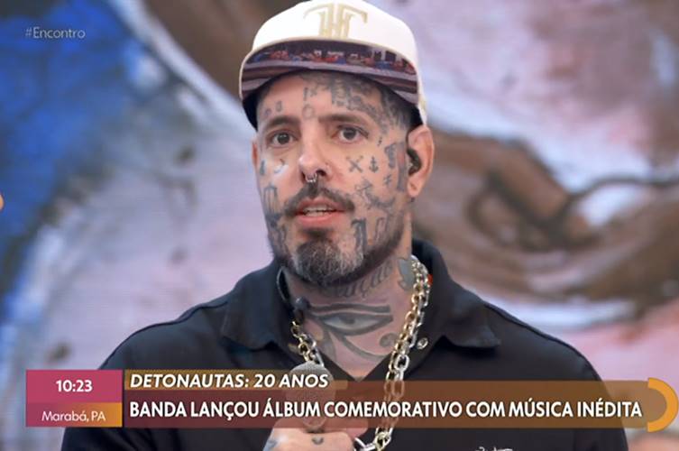 No ‘Encontro’, Tico Santa Cruz fala sobre os 20 anos do Detonautas
