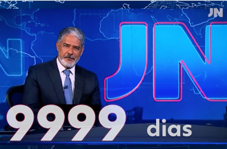William Bonner ganha homenagem no Jornal Nacional