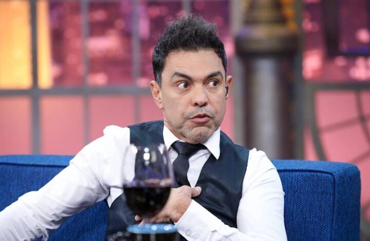 Zezé Di Camargo no The Noite - Foto: Lourival Ribeiro/SBT