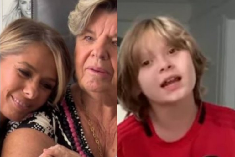 Adriane Galisteu, Ema Galisteu e Vittorio Galisteu