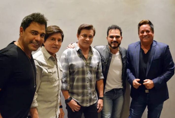 Leonardo, Zezé Di Camargo, Luciano, Chitãozinho e Xororó - Foto: EPTV/Filiada da Globo