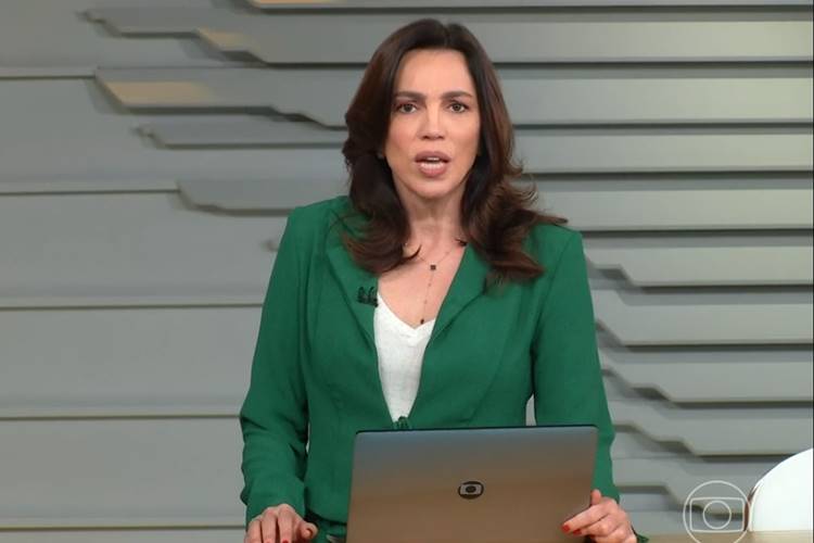 Ana Paula Araújo anuncia no ‘Bom Dia Brasil’ a prisão de Danilo Cavalcante