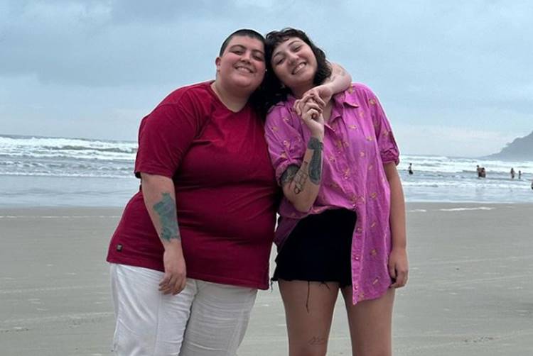 Ana Vilela comemora cinco anos de casamento com Amanda Garcia: “Eu amo você”