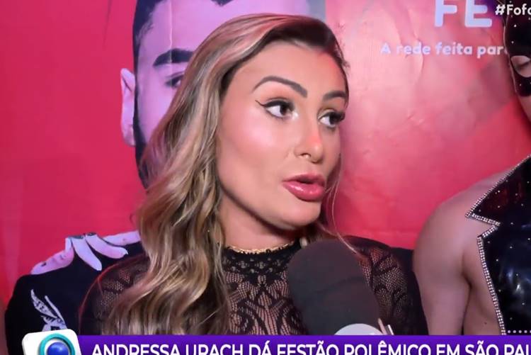 Andressa Urach expõe relacionamento aberto com famoso