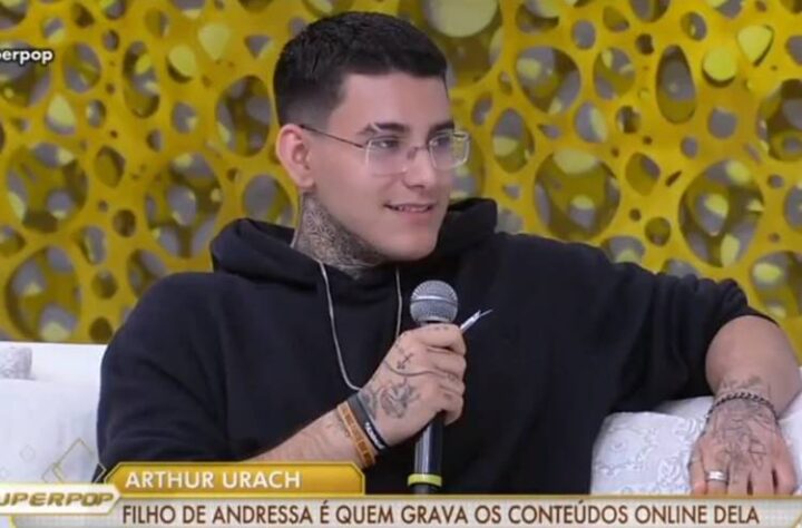 Arthur Urach no SuperPop - Foto: RedeTV!