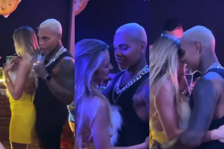Gabi Martins é zombada por internautas após trocar beijos com funkeiro: ‘Que gosto excêntrico esta moça tem’