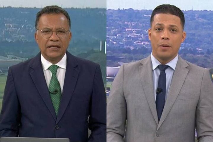 Heraldo Pereira e Fred Ferreira - Foto: TV Globo