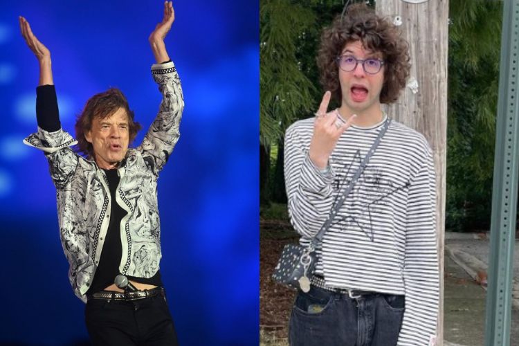 Mick Jagger e Lucas Jagger - Instagram