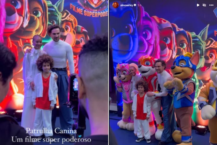 Aline Wirley, Igor Rikli e Antônio - Filme Patrulha Canina