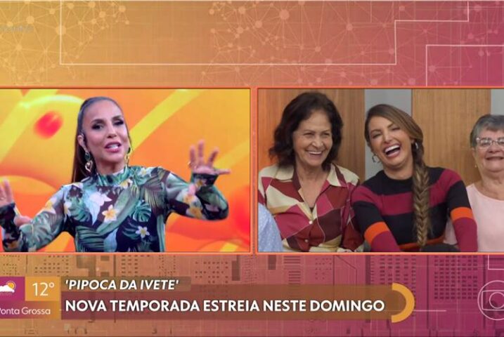 Ivete Sangalo e Patrícia Poeta no Encontro