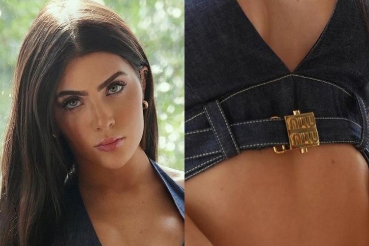 Jade Picon surge de cropped jeans decotado e realça o resultado dos implantes de silicone: ‘eu sou um sonho’