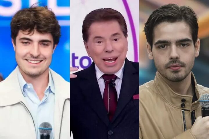 João Augusto Liberato, Silvio Santos e João Guilherme Silva
