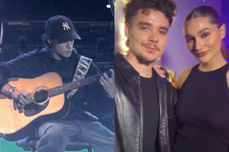 Fã que roubou a cena e tocou violão com Post Malone no The Town é cunhado de Sasha Meneghel