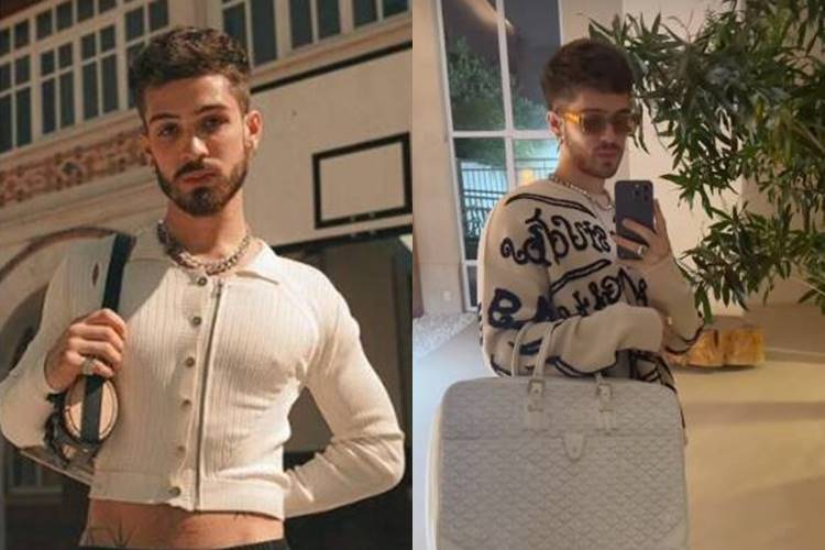 Após cropped, João Guilherme surge com bolsa ‘unissex’ ao se despedir de SP