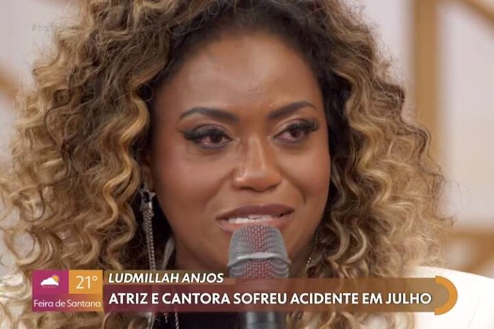 Ludmillah Anjos no Encontro - Foto: TV Globo