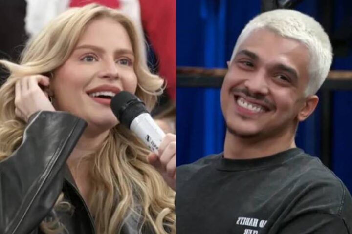 Luísa Sonza e Chico Moedas no Altas Horas - Foto: Globo