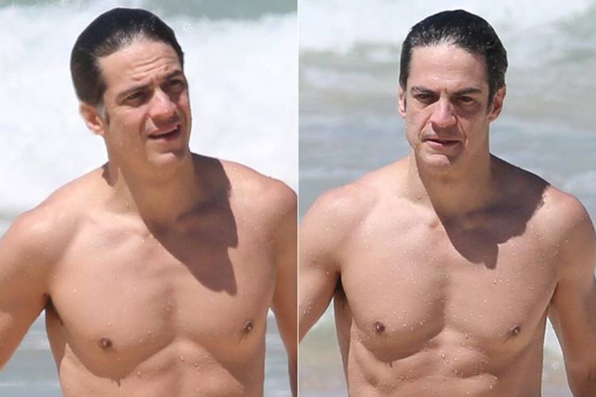 Mateus Solano curte praia e aproveita para mandar recado inusitado em canga  - Portal Área VIP