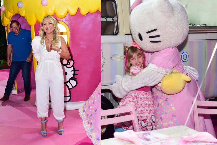 Montagem Eliana com a família