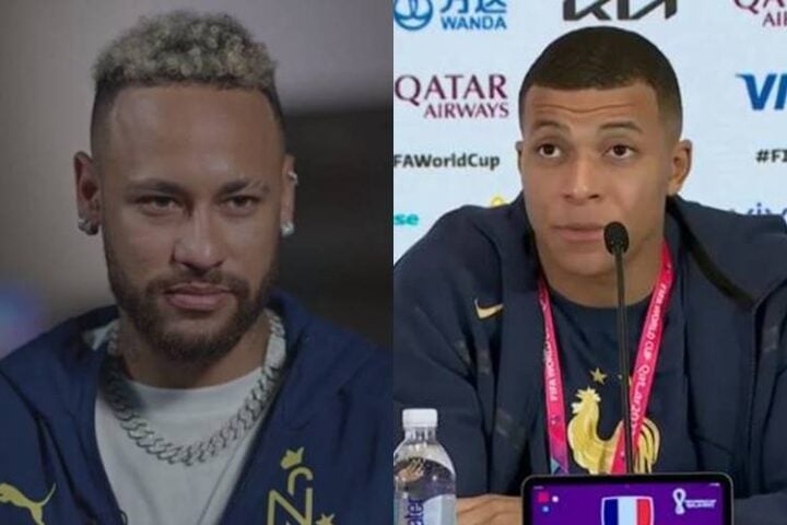 Neymar e Mbappé - Foto: Globo/YouTube