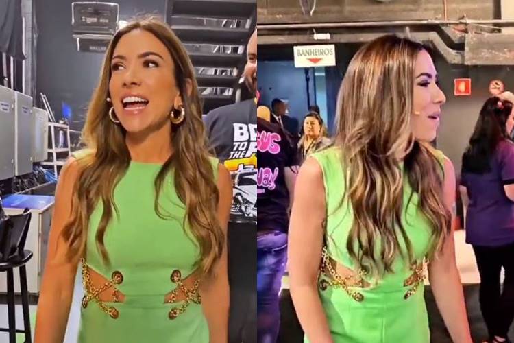Patrícia Abravanel é aclamada pela plateia do ‘PSS’ durante gravação no SBT e se emociona