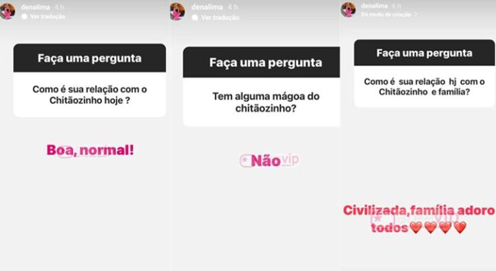 Publicação - Dena Lima/Instagram