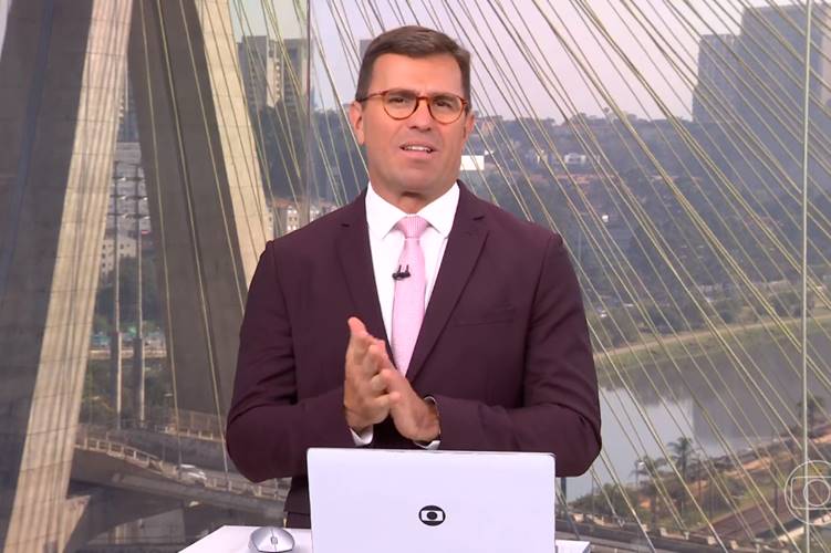 Rodrigo Bocardi causa com comentário no ‘Bom Dia Brasil’ e leva colegas aos risos