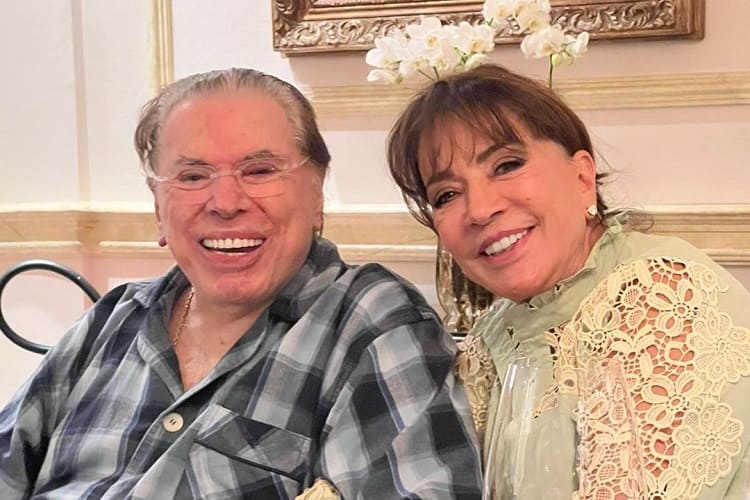 Silvio Santos reaparece sorridente ao lado da esposa: ‘Para quem está com saudades dele’